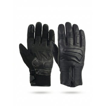MOTO RUKAVICE PG RETRO CRNE
