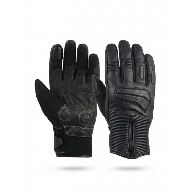 Moto Rukavice Pg Retro Crne