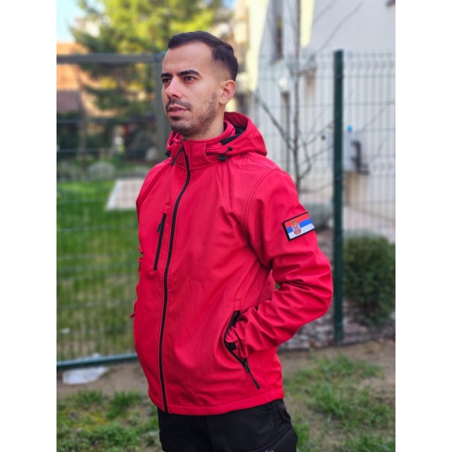 Vodootporna Taktička Jakna Hms-1 Crna Softshell