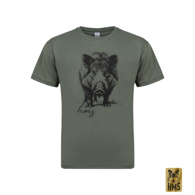 Dečija lovačka majica HMS-1 divlja svinja zelena