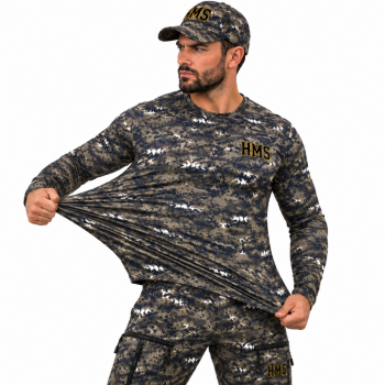 MAJICA CAMO DIGITAL HUNTER - DUG RUKAV