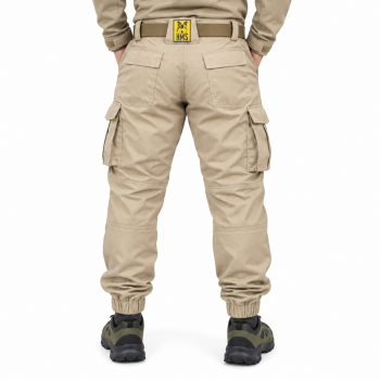 Službene pantalone HMS krem