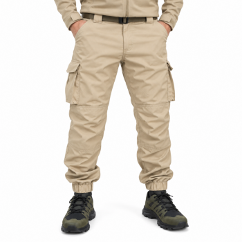 Službene pantalone HMS krem