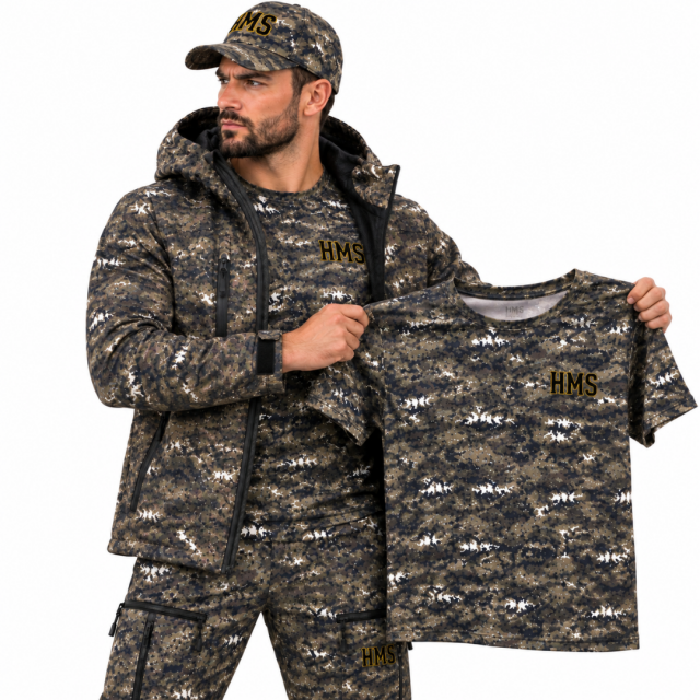 Digital Camo Hms Total Komplet