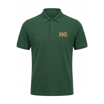 POLO HMS MAJICA TAMNO ZELENA - VEZ