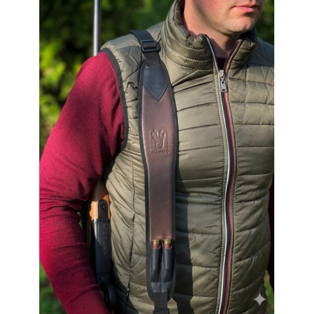 Remnik Lovac Kožni Sa Platnenim Kaiševima