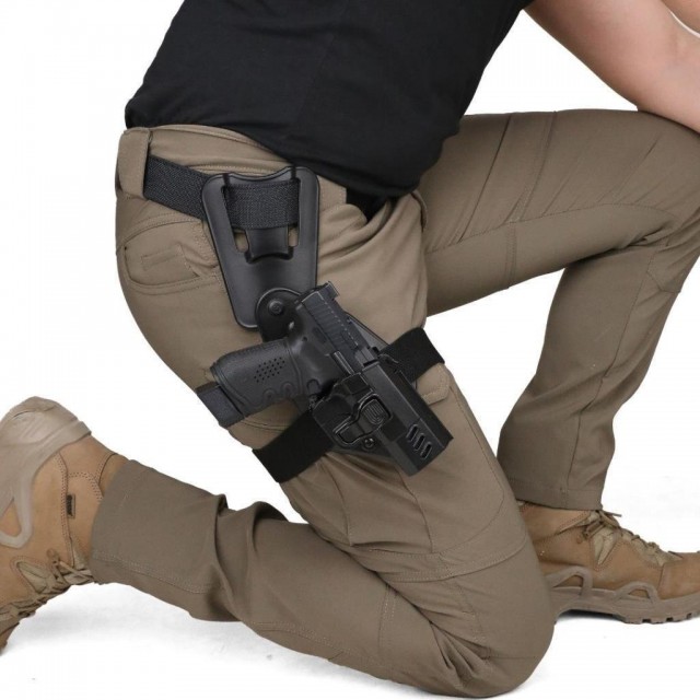Brzopotezna futrola GLOCK  za butinu SS crna sa platformom